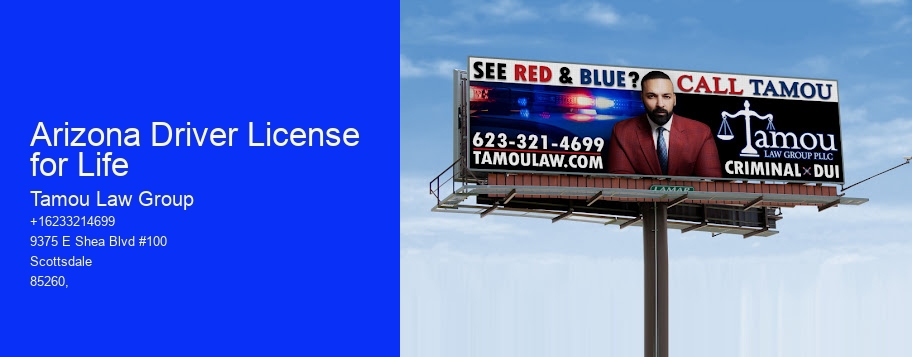 Arizona Driver License for Life